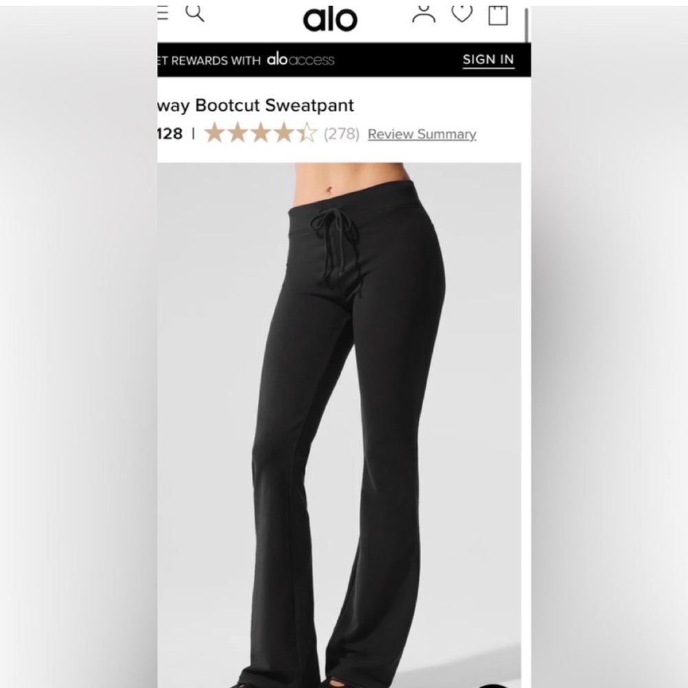 ALO Yoga Sway Bootcut Sweatpant